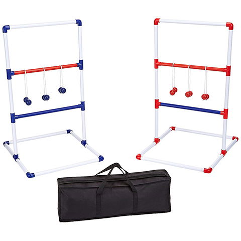Ladder Golf game contents and carrying case