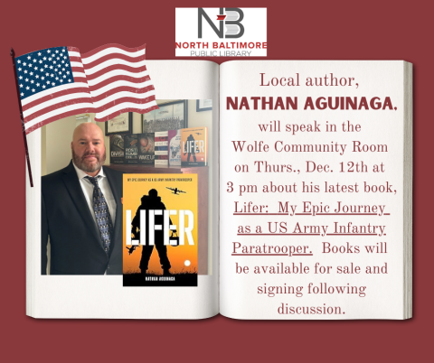 Nathan Aguinaga Author Meet and Greet poster