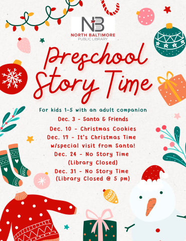 preschool story time