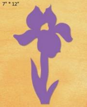 Flower Iris Die Cut