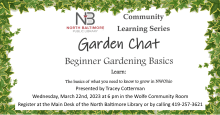 Gardening basics presentation poster